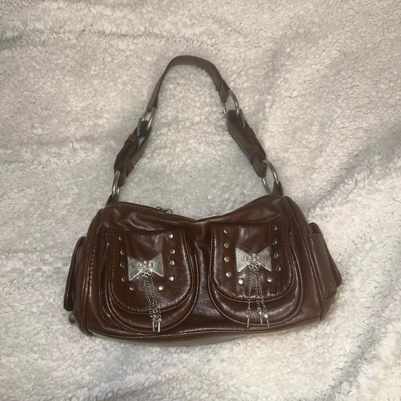 Brown Leather Women's Bag - Picture 2 of 8